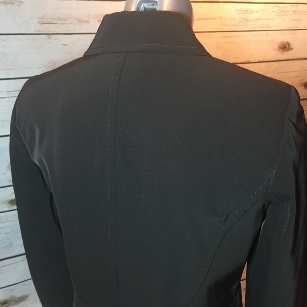 Doncaster Chocolate Brown Fitted Blazer Jacket Button Close Size 6 - Picture 6 of 8
